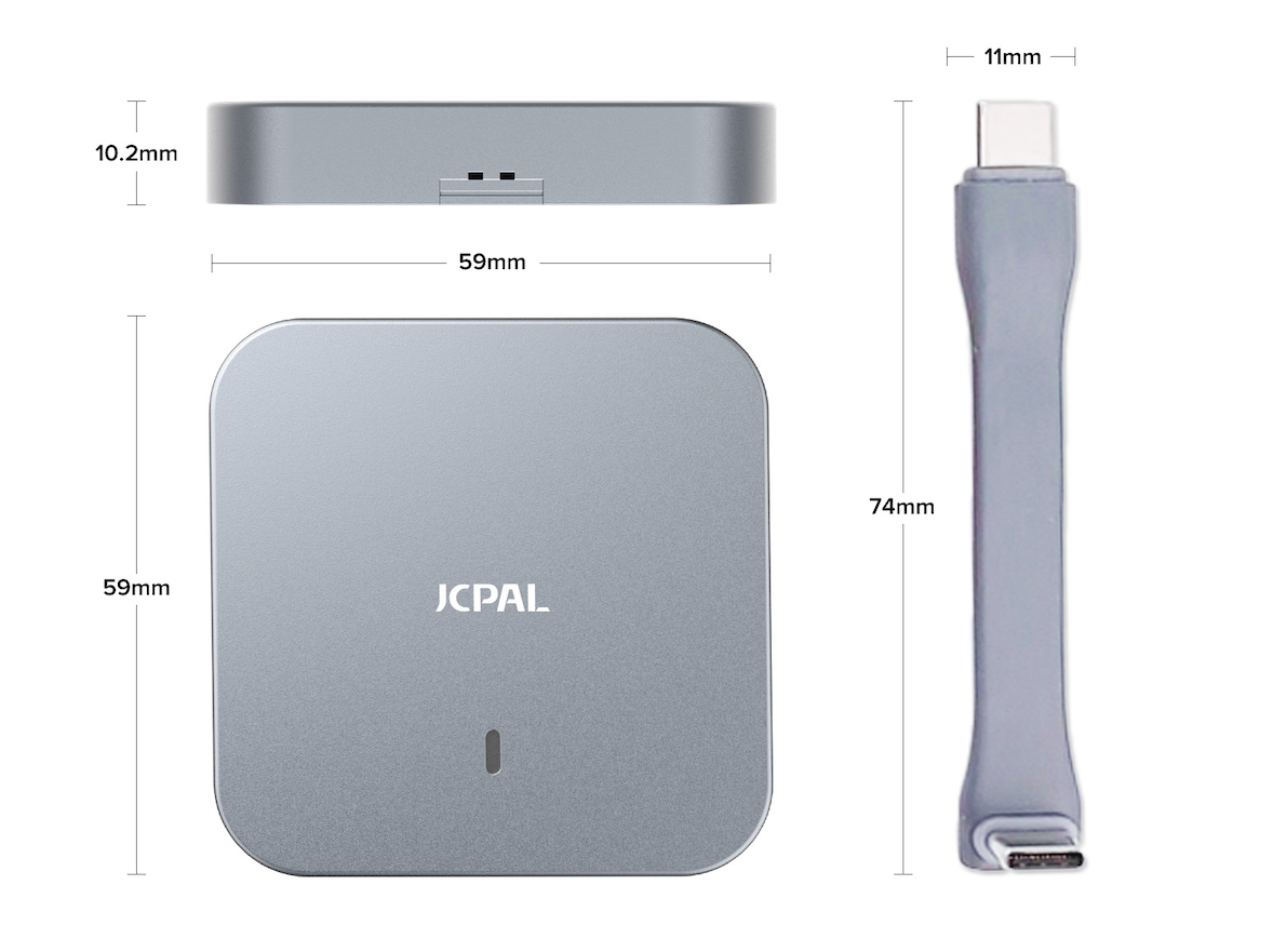 JCPal Dysk JetSync Magnetic USB-C SSD hard drive/512GB
