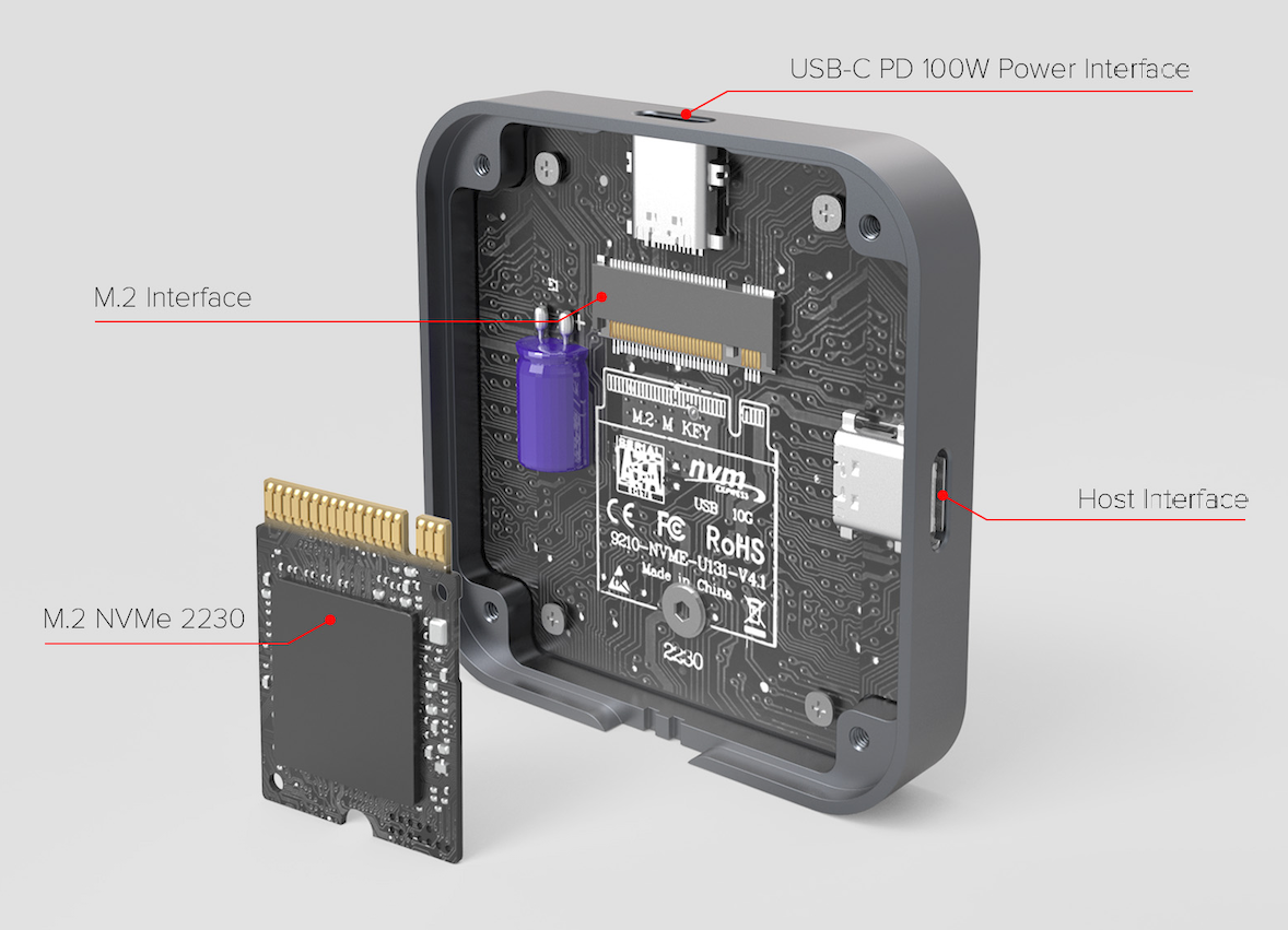 JCPal Dysk JetSync Magnetic USB-C SSD hard drive/512GB