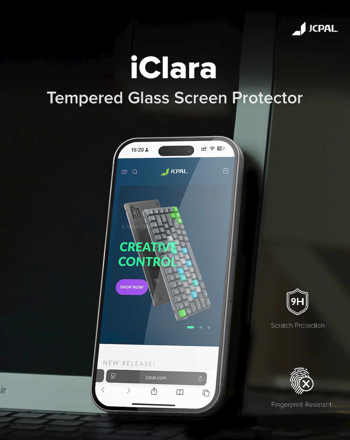 JCPal Szkło Hartowane iClara Glass Protector iPhone 17 Pro Max