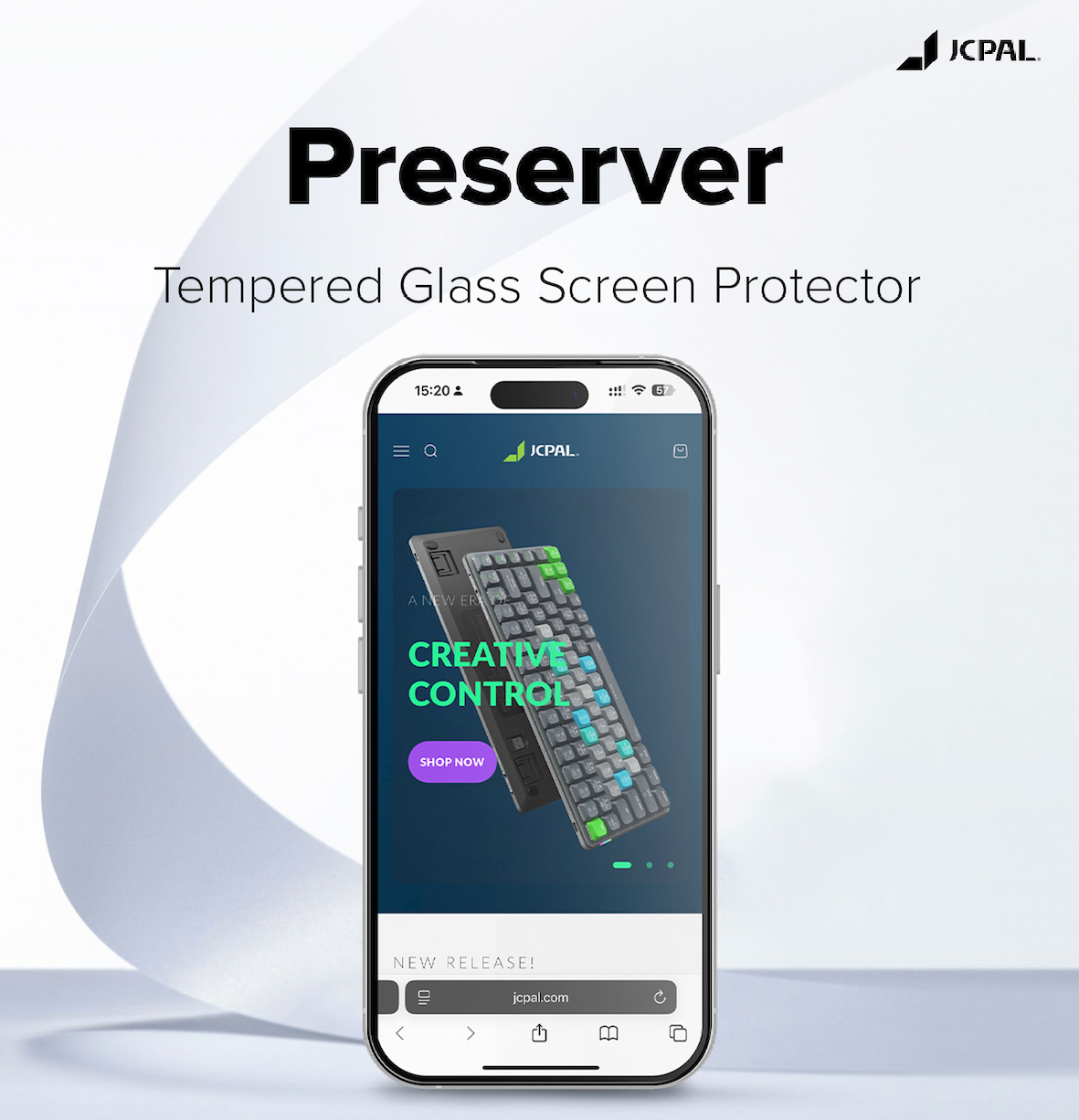 JCPal Szkło Hartowane Preserver Glass Protector iPhone 17 Pro Max