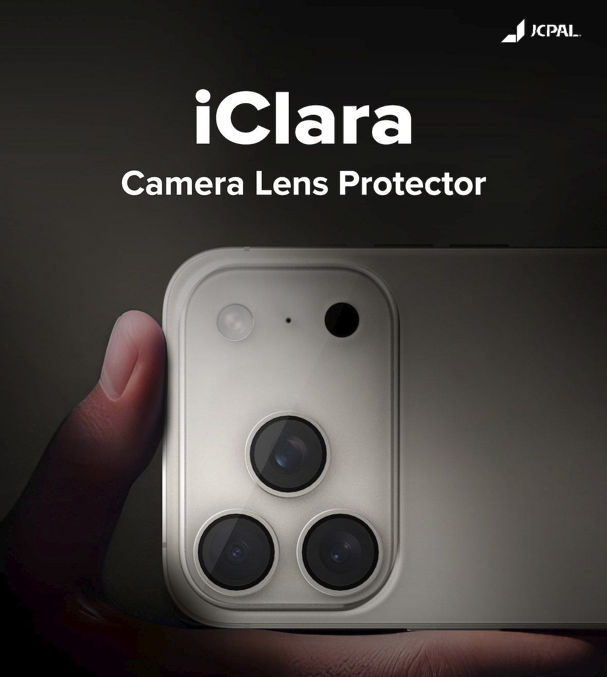 JCPal Osłona obiektywu iClara Camera Lens Protection iPhone 17 Pro Max