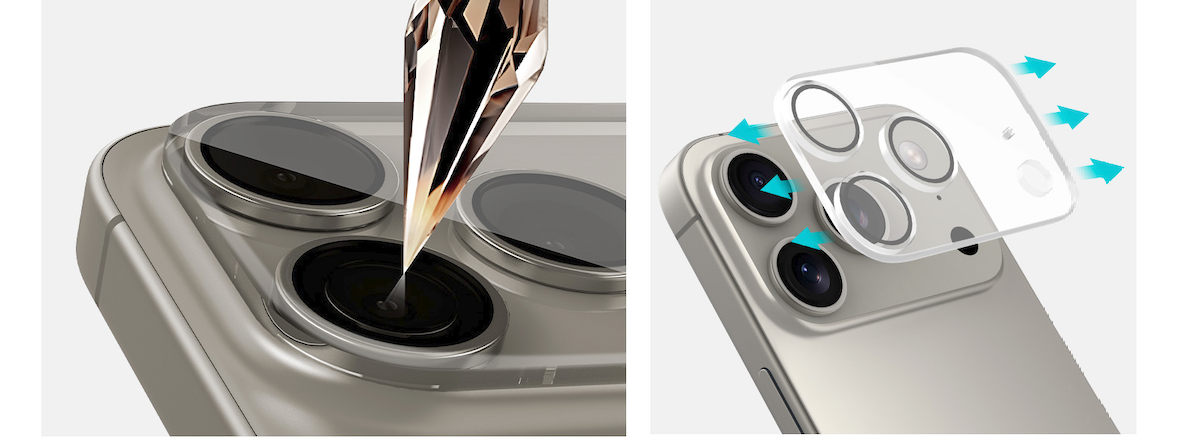 JCPal Osłona obiektywu iClara Camera Lens Protection iPhone 17 Pro Max