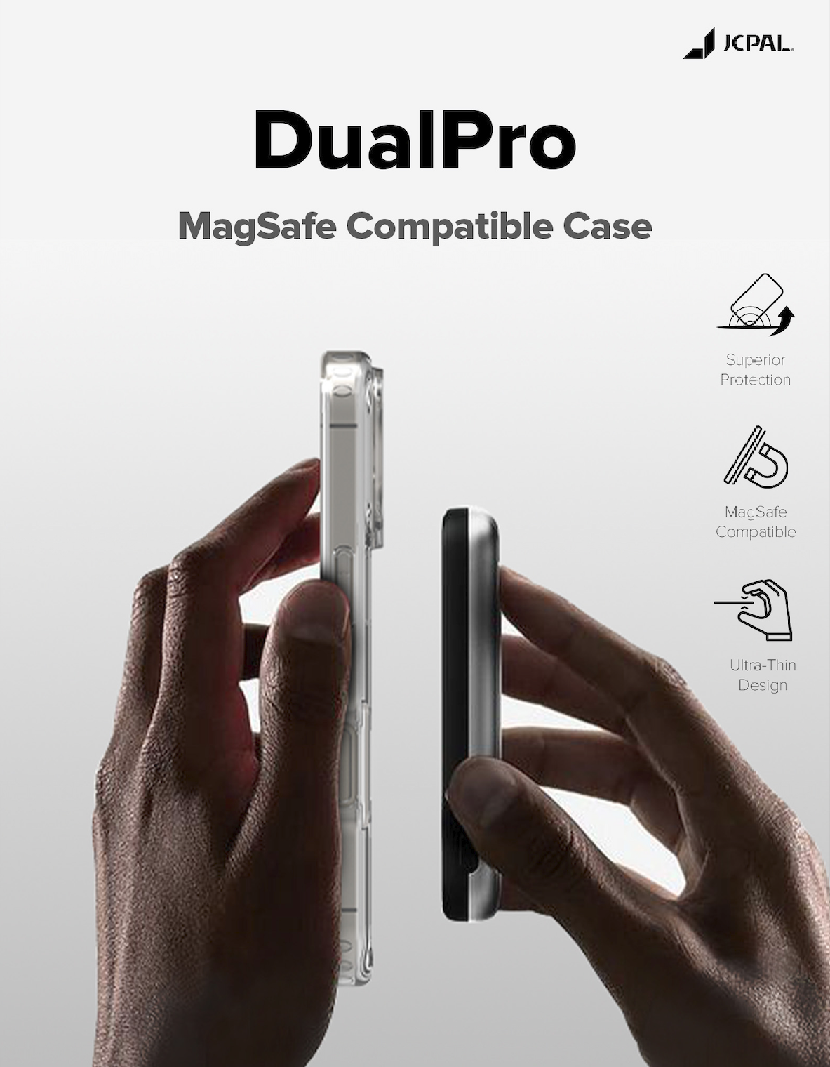 JCPal Etui DualPro MagSafe Compatible Case for iPhone 17 Air